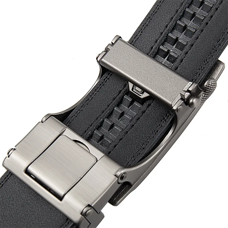 YUZHAOLIN Cow Split Leather Leather Belts Unisex 3.5CM-5