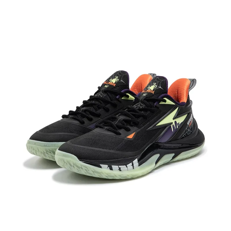 361° LIGHT UP PRM Cushioning Anti Slip And Wear Resistant Low Top Basketball Shoes Men's Obsidian Black-2