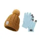Yellow Hats & Caps+Blue Glove