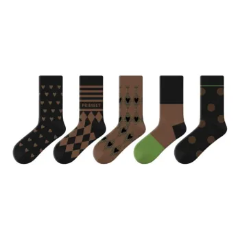 Primeet Mid Calf Socks Women's 5 Pack