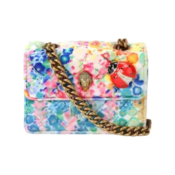 Kurt Geiger London Velvet Shoulder Bag Crossbody Bag Wallet Women's Multicolor