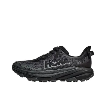 HOKA ONE ONE SPEEDGOAT 6 Slip Resistant Shock Absorbers Low Top Kids' Running Shoes Black Teenagers