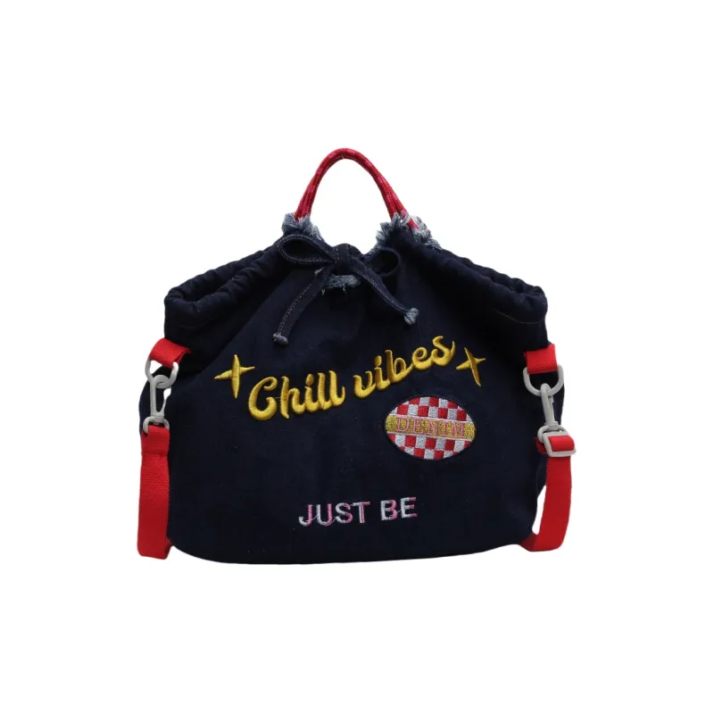 Yalu Denim Shoulder Bag Regular Women's Multicolor-10