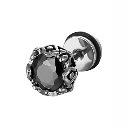 Muyan Titanium Steel Crown Stud Earrings Women's-0