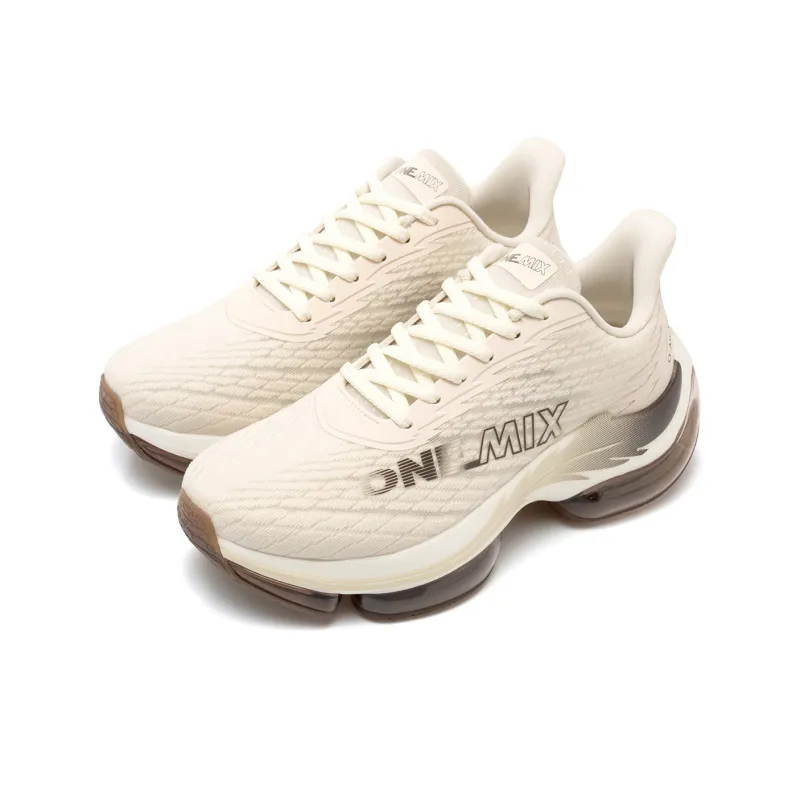 ONEMIX Fire Phoenix Low Top Running Shoes Unisex Ivory White-1