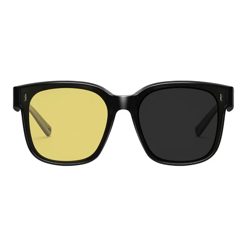 Sha Lehua TR/Memory Plastic PC Square Sunglasses Unisex-3