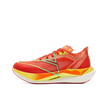 PEAK Cushioning Anti Slip Wear Resistant Coverage Rebound Anti Rollover Low Top Running Shoes Women's Red Orange