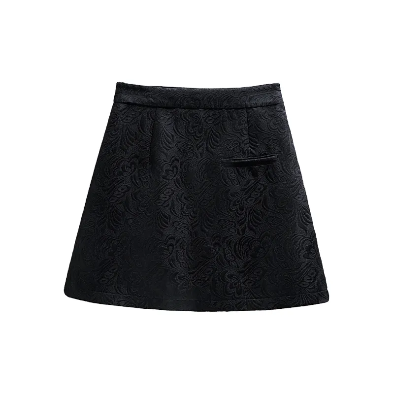 Cypress House Casual Short Skirts Women's Black-1