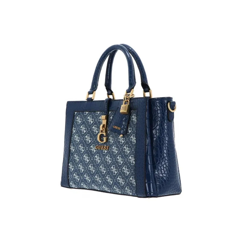 GUESS Cotton Shoulder Bag Crossbody Bag Handbag Regular Women's Blue-2