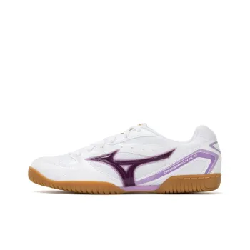 Mizuno Crossmatch Plio RX 4 Cushioned Wear Resistant Breathable Low Top Training Shoes Unisex White Purple