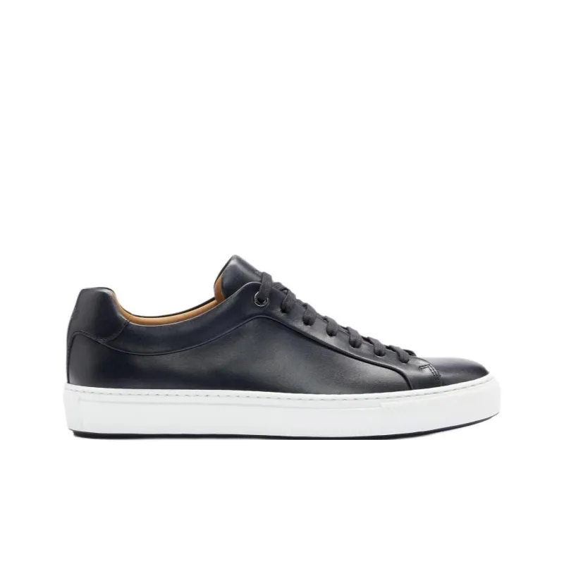 HUGO BOSS Low Top Skateboard Shoes Men's Dark Blue-1