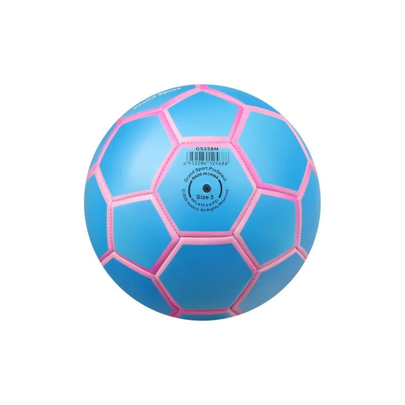 ProSelect Size 5 Soccer PVC Machine Stitched Soccer Ball Unisex Blue Pink-4
