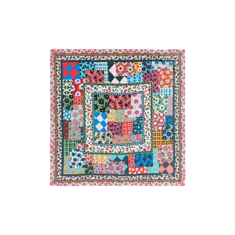 Bimba Y Lola Patchwork Scarf-1