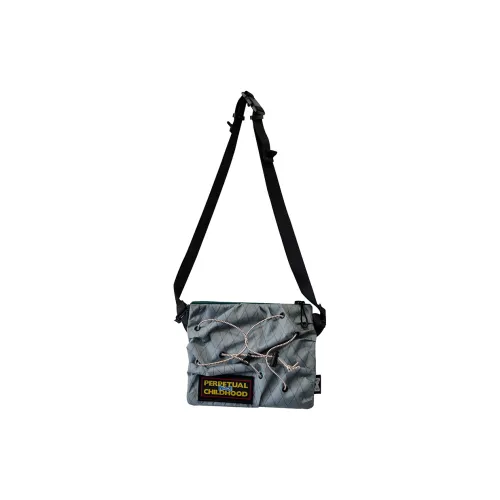 The HOUSE Yimazato Fabric Cell Phone Pouch Crossbody Bags Regular Unisex Gray