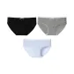 B Set-Ballet Girlish-Black+Gray+Blue (3 Pack)