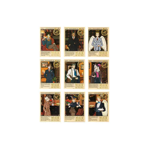 1031 WANSHENGJIE Mysterious Detective Collection Polaroid Set IP Merch Photo Cards