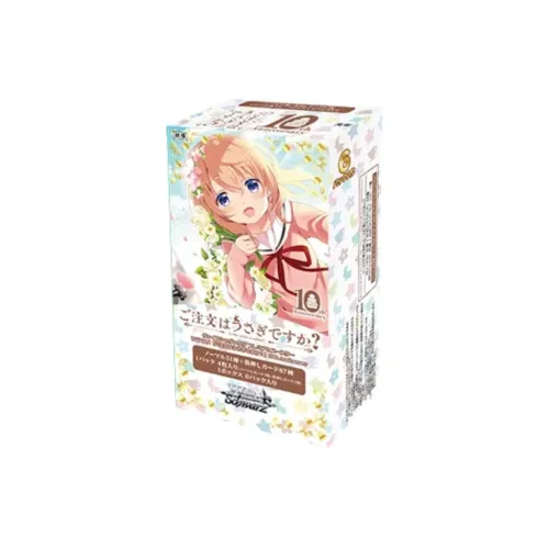 BUSHIROAD Animation, 'Is The Order A Rabbit?' 10th Anniversary WS Premium Expansion Pack Battle Cards 1 Box Included