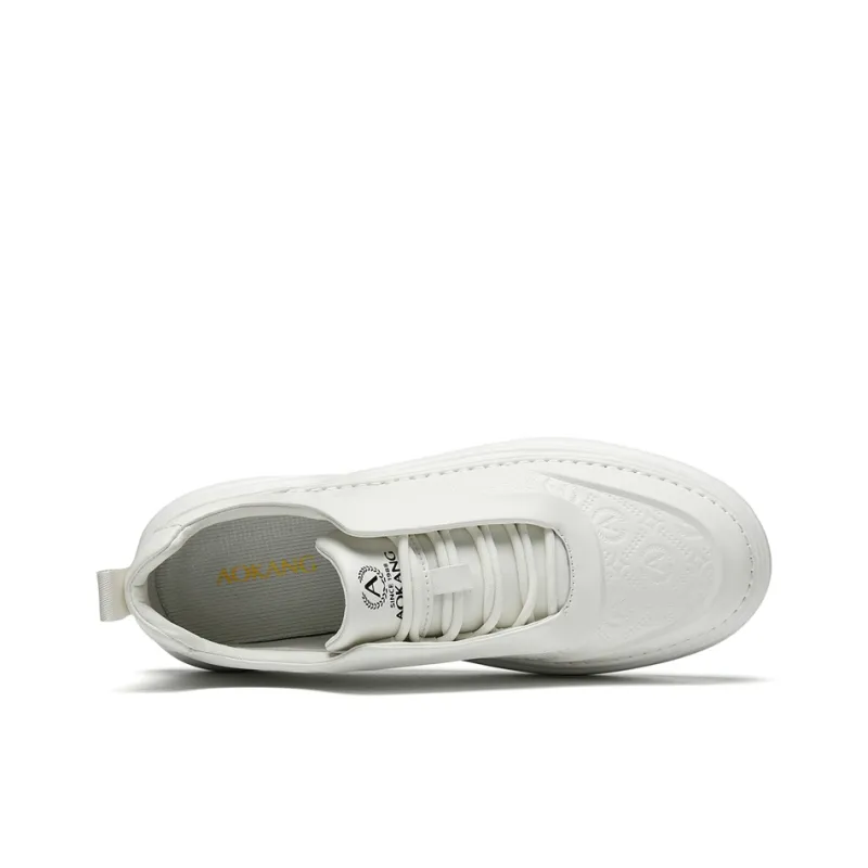 AOKANG Air Force One Series Skateboard Shoes Men Low Top Black, White-21