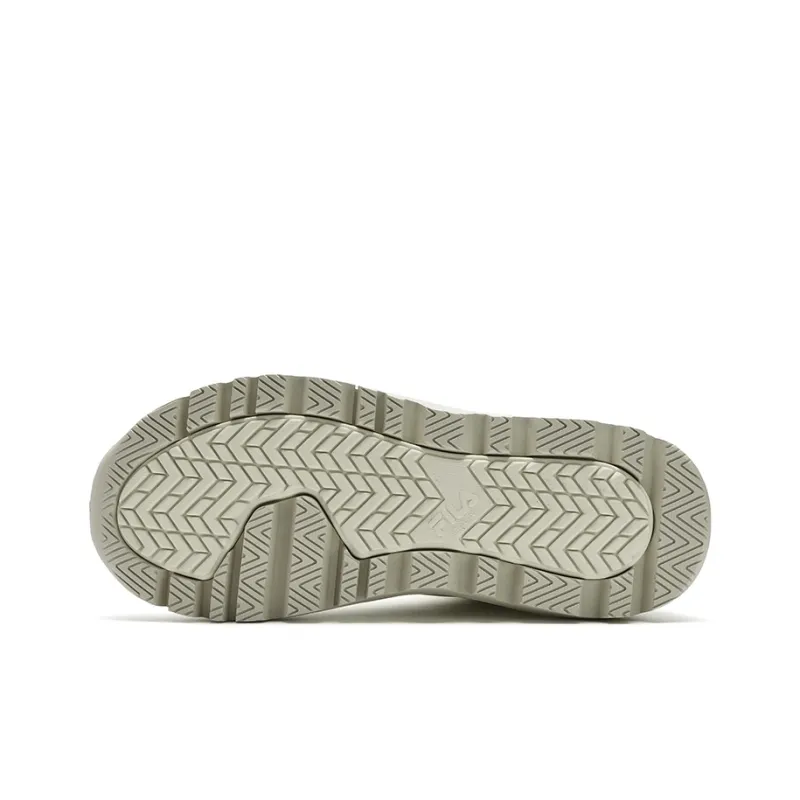 FILA Anti-Slip Wear-Resistant High-Top Casual Shoes Women's Bamboo Shoot White-5