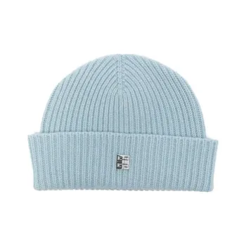 Givenchy Logo Plaque Knit Beanie