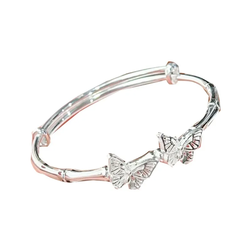 Stone Edge Poly 999 Fine Silver Sterling Silver Bracelets Women's-0