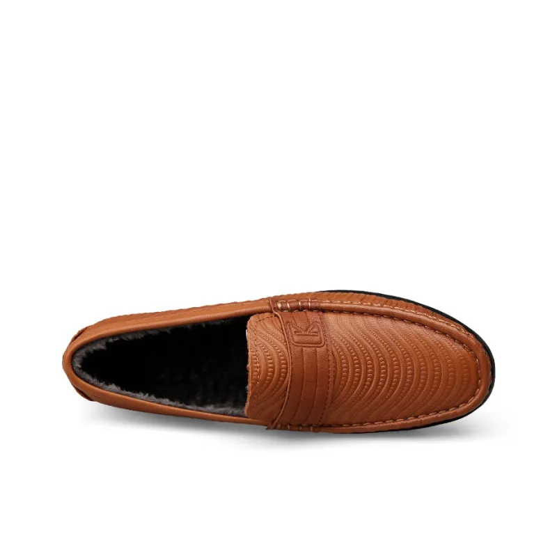 CKVUSAMG Loafers Unisex Red Brown/Khaki-16