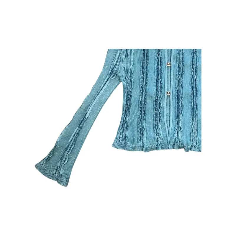 CHANEL Knitwear Women's Blue-2