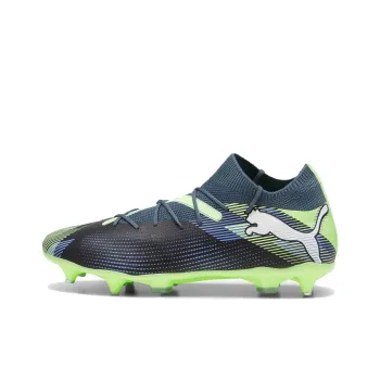 PUMA FUTURE 7 MATCH Soft Ground Anti-Slip Wear-Resistant Soccer Shoes Men's Gray Green