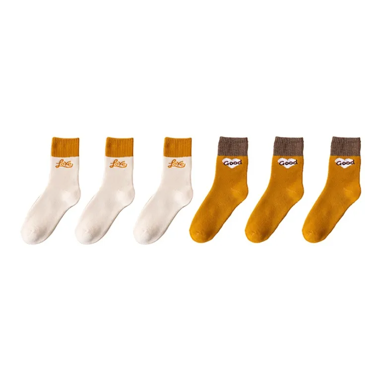 YUZHAOLIN Mid Calf Socks Women's Combo Set-18