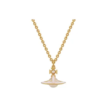 SIMONETTA Brass Necklaces Women's Gold/Lavender