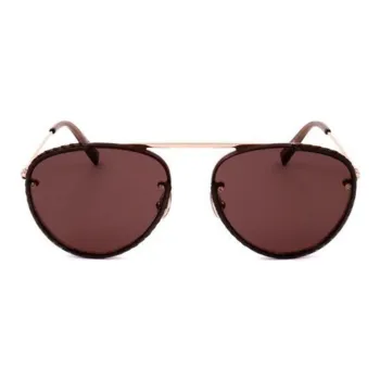 TOD'S Subject To Official Website Round Sunglasses Unisex Gold