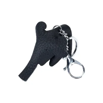 Tong Tong Rabbit Top Grain Cow Leather Keychains Unisex