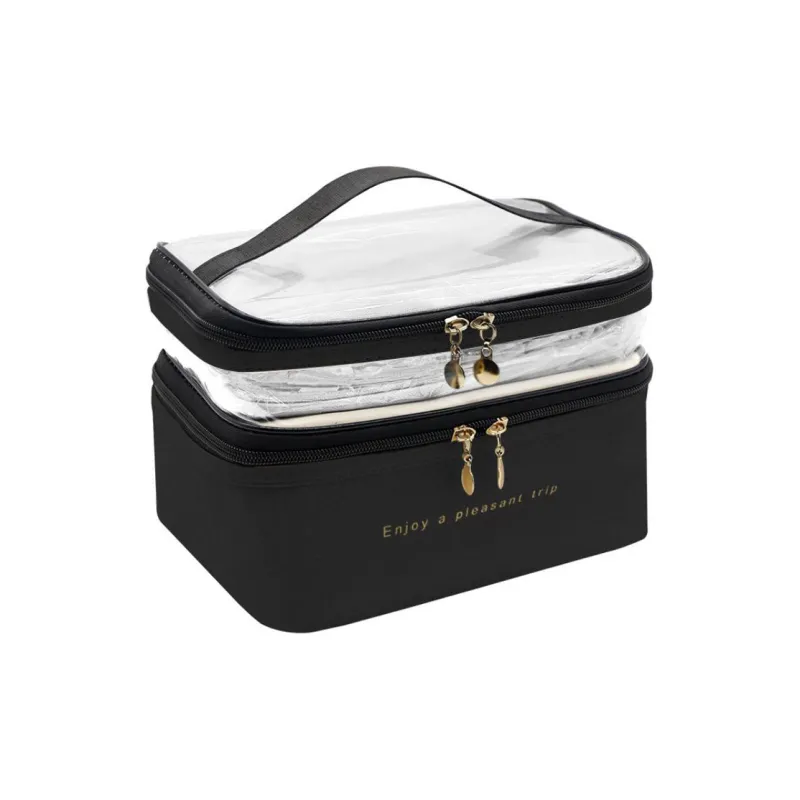 LONGYITANG Storage Bags Black Ecru Pink-0