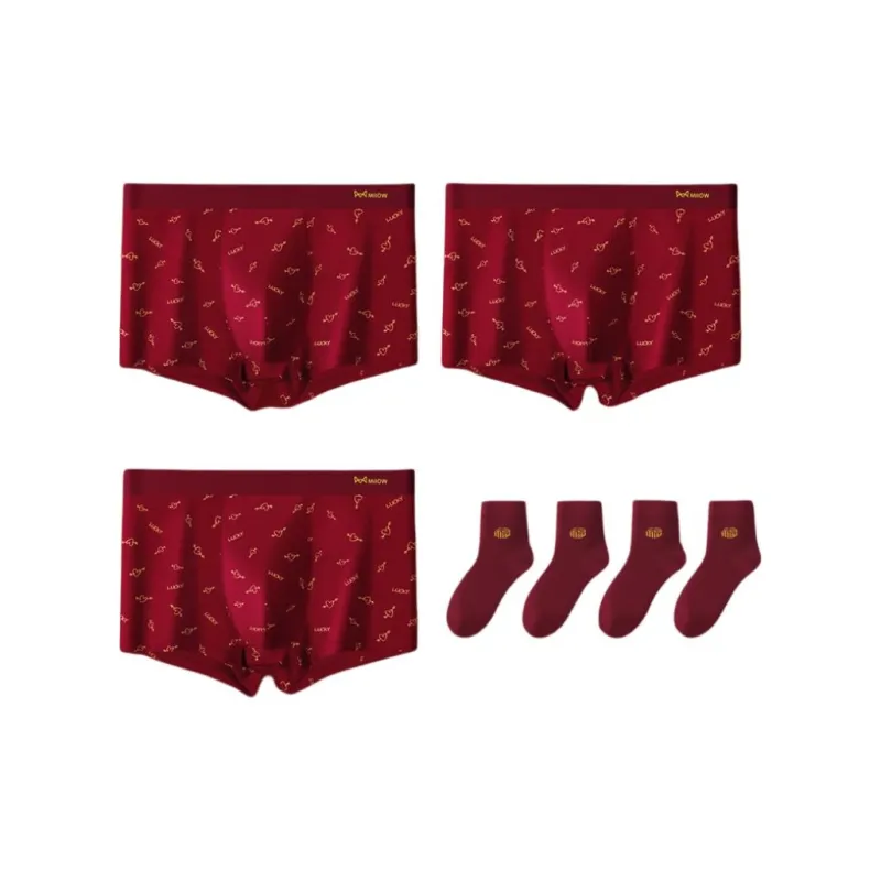 MIIOW Underpants Men's Combo Set-8