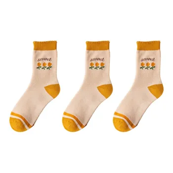 YUZHAOLIN Mid Calf Socks Women's Combo Set