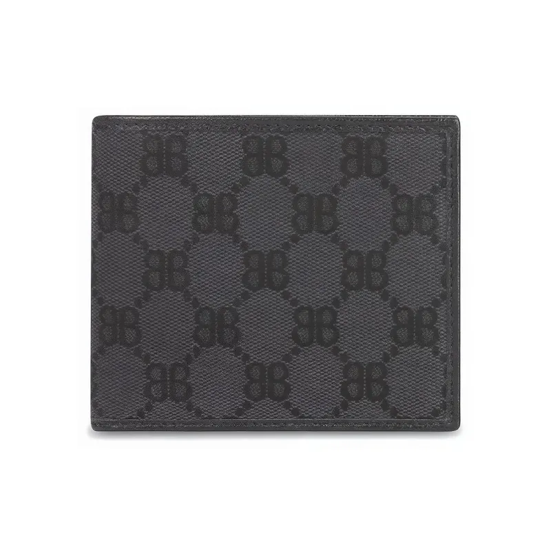 GUCCI X Balenciaga The Hacker Project Bi-Fold Coin Wallet-3
