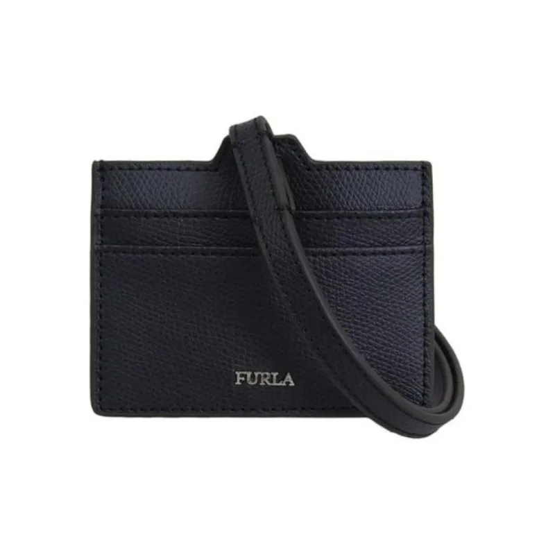 Furla Leather Card Holder Women's Black-0