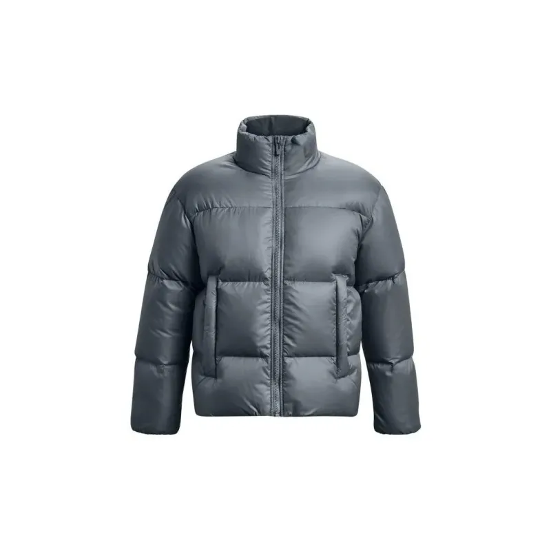 Under Armour ColdGear Infrared Down Jacket Men's Gray Comes With Necklace-1