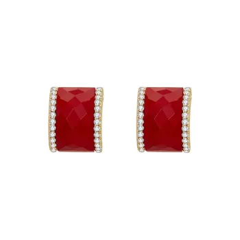 HMZ Faux Crystal Earrings Women's