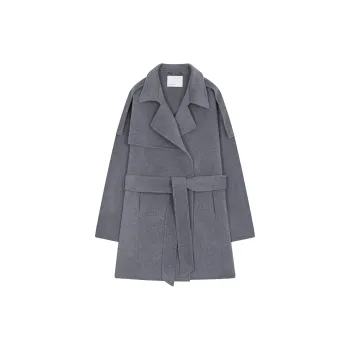 IHIMI Coats Women's Medium Gray