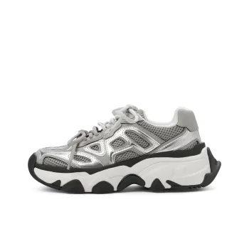CHARLES&KEITH Small CK Slip Resistant Low Top Chunky Sneakers Women's Grey Gray