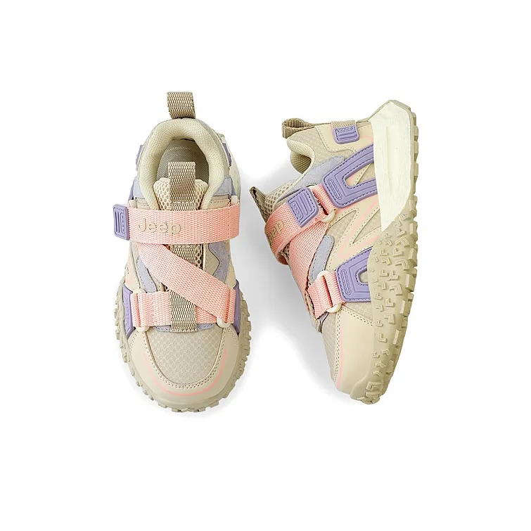 Jeep Wear Resistant Breathable Slip Resistant Anti Kick Low Top Kids Lifestyle Shoes Kids'-17