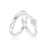 Love at First Sight Couple Rings-Couple's