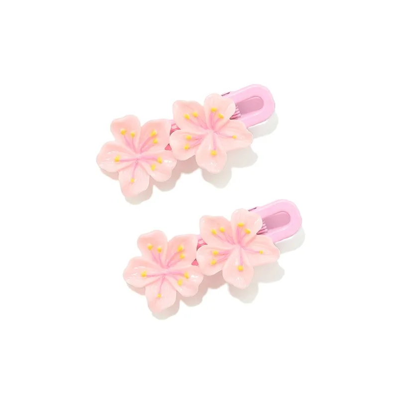 Like A Dream Acrylic Fabric Rubber Band Hair Clips Women's-3