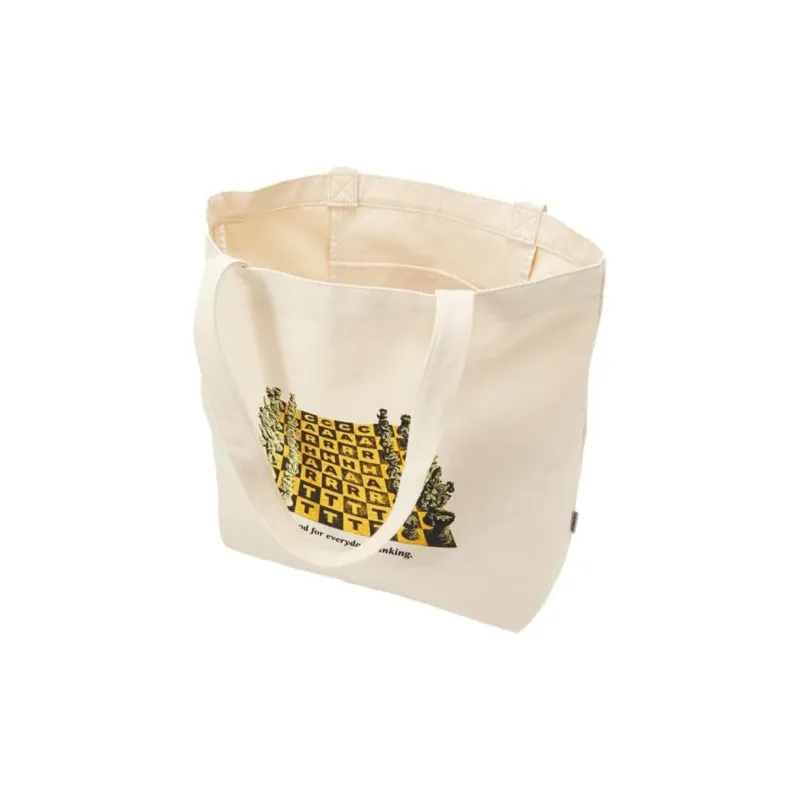 Carhartt Canvas Canvas Bag Tote Bag Shopping Bag Shoulder Bag Handbag Medium Size Unisex Natural-2