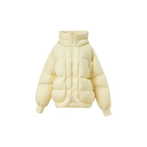 3COLOUR Down Jackets Women's Yellow Cream