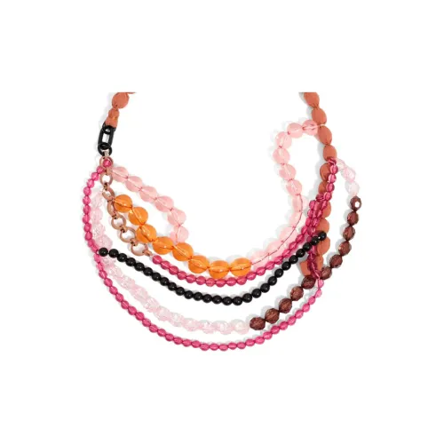 Bimba Y Lola Beads detail Double chain Necklace