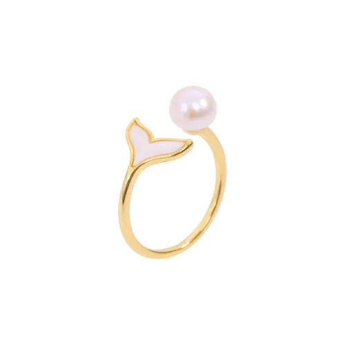 ZHENZHUAOMI Freshwater Pearl Rings Women's