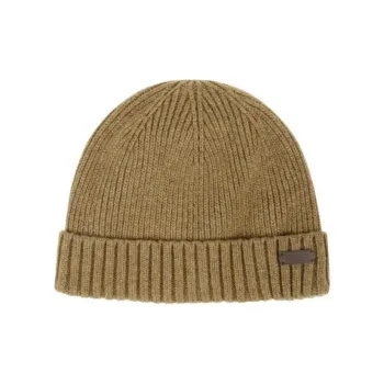 BARBOUR Logo Patch Knitted Beanie