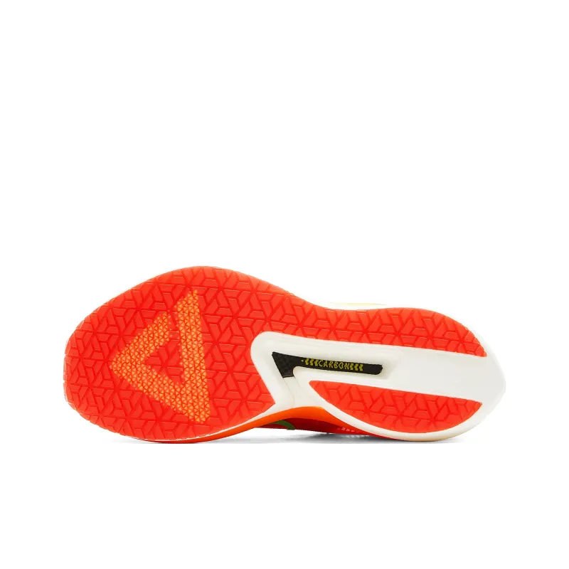 PEAK Cushioning Anti Slip Wear Resistant Coverage Rebound Anti Rollover Low Top Running Shoes Women's Red Orange-5